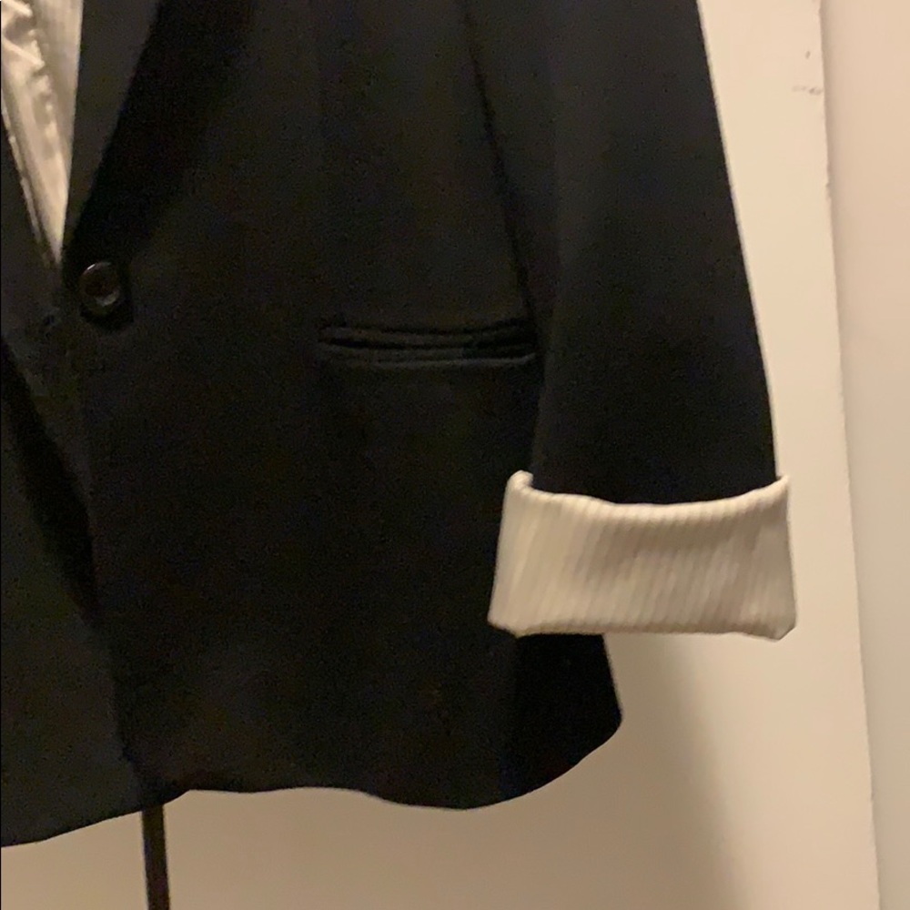 Philosophy Size Medium Black Basic Blazer - image 7